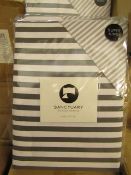 Sanctuary Harper Mono Superking Reversible Duvet Set,100 % Cotton RRP £79.99 New & Packaged