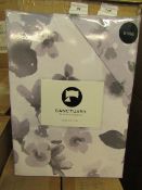 Sanctuary Elissia Purple Reversible Duvet Set Kingsize 100% Cotton  RRP £69.99 New & Packaged