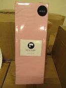 Sanctuary Fitted Sheet With Deep Box Kingsize Blush 100 % Cotton New & Packaged