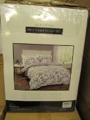 Sanctuary Elissia Purple Reversible Duvet Set Double 100 % Cotton RRP £59.99 New & Packaged