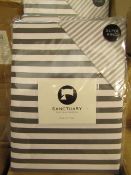 Sanctuary Harper Mono Superking Reversible Duvet Set,100 % Cotton RRP £79.99 New & Packaged