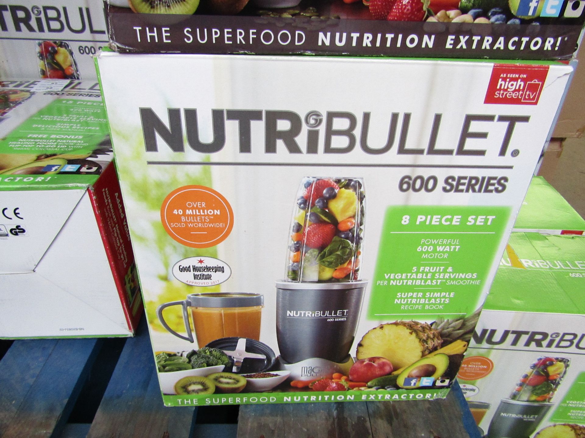 | 1x | NUTRIBULLET 600 SERIES | UNCHECKED AND BOXED | NO ONLINE RE-SALE | SKU C5060191461245 |