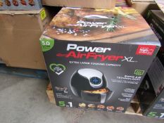 | 1x | POWER AIR FRYER XL 5.0L | UNCHECKED AND BOXED | NO ONLINE RE-SALE | SKU C5060191466936 |