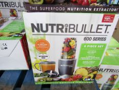 | 1x | NUTRIBULLET 600 SERIES | UNCHECKED AND BOXED | NO ONLINE RE-SALE | SKU C5060191461245 |