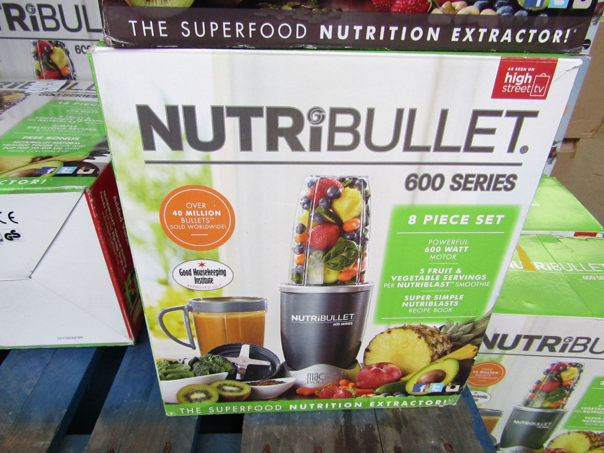 | 1x | NUTRIBULLET 600 SERIES | UNCHECKED AND BOXED | NO ONLINE RE-SALE | SKU C5060191461245 |