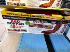 | 1x | RED COPPER 5 MINUTE CHEF | UNCHECKED & BOXED | NO ONLINE RE-SALE | SKU C5060541512757 |