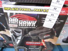 | 1x | AIR HAWK PRO CORDLESS COMPRESSOR | UNCHECKED AND BOXED | NO ONLINE RE-SALE | SKU