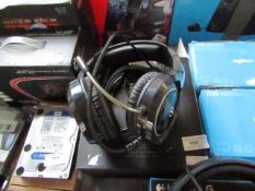 Pro Hav It gaming headphones, untested and boxed.