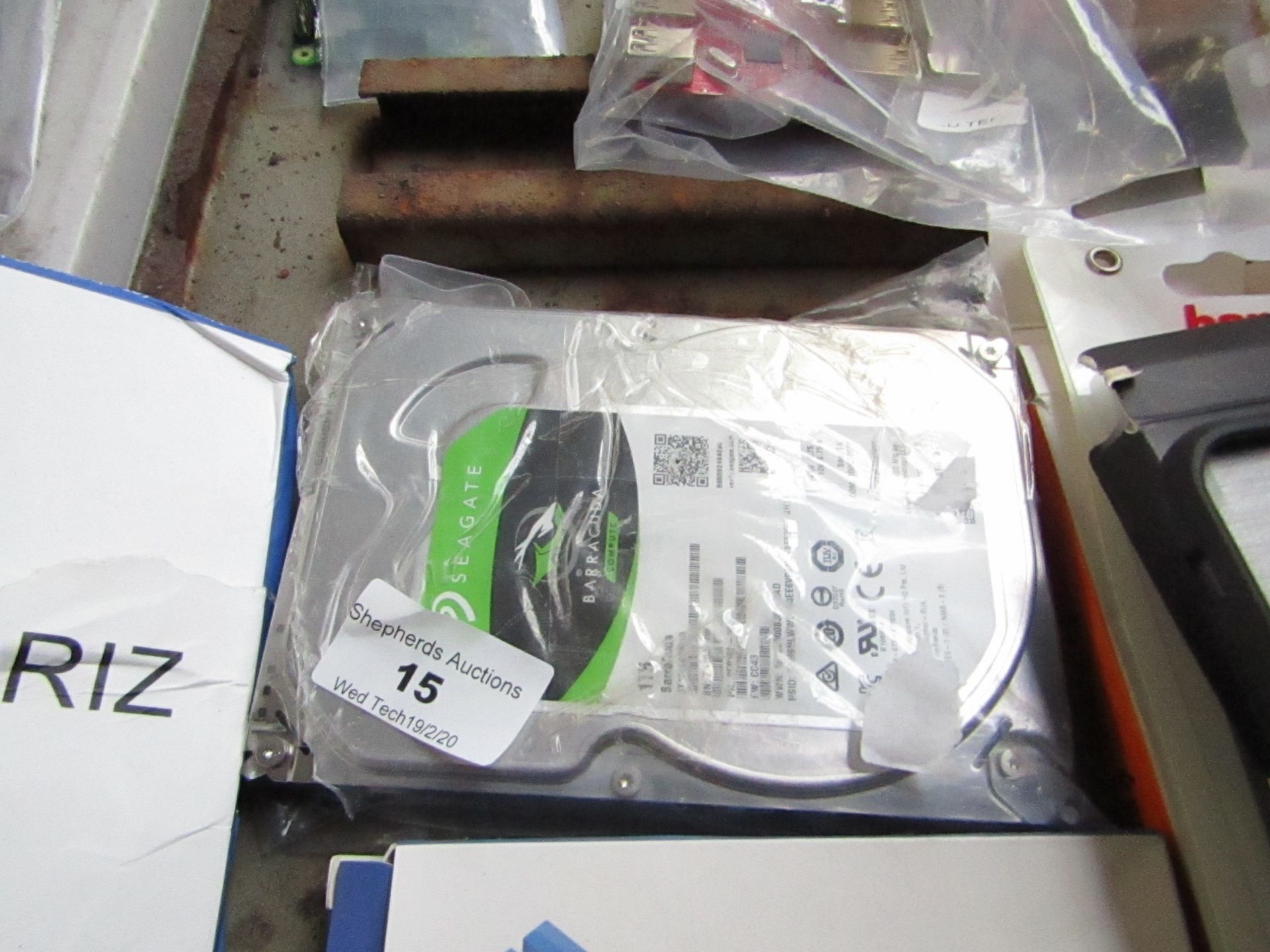 Seagate 1TB hard drive, untested.