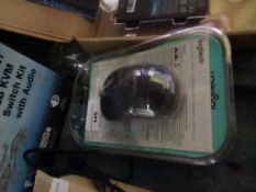 Logitech wireless mouse, untested and packaged.