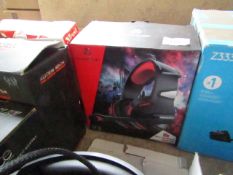 Hunter Spider gaming headphones, untested and boxed.