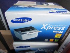 Samsung Xpress M2026 printer, untested and boxed. RRP £75.00