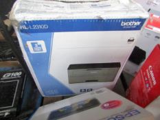 Brother HL-L2310D printer, untested and boxed.