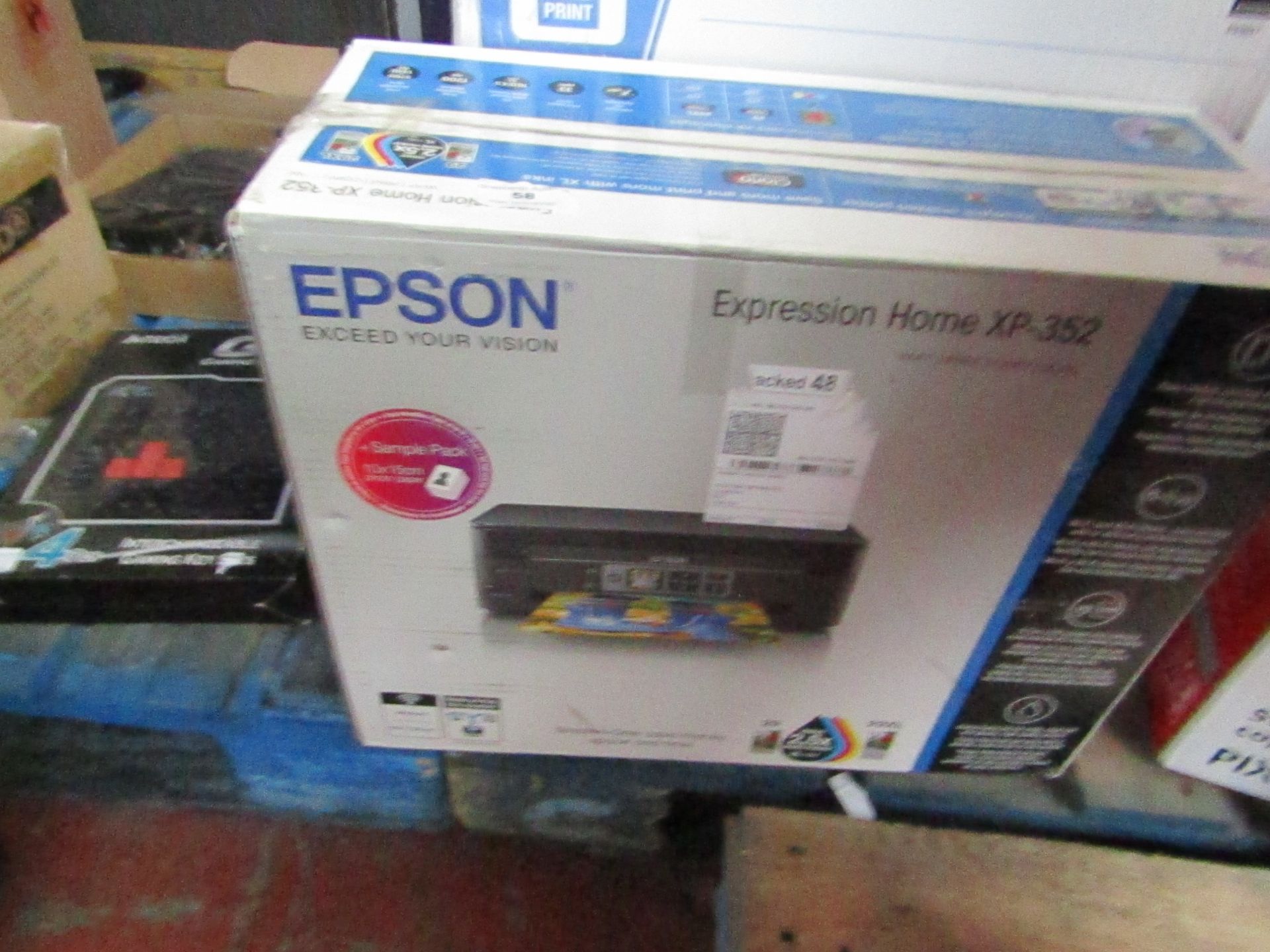 Epson Expression Home XP-352 multi-functional printer, untested and boxed.