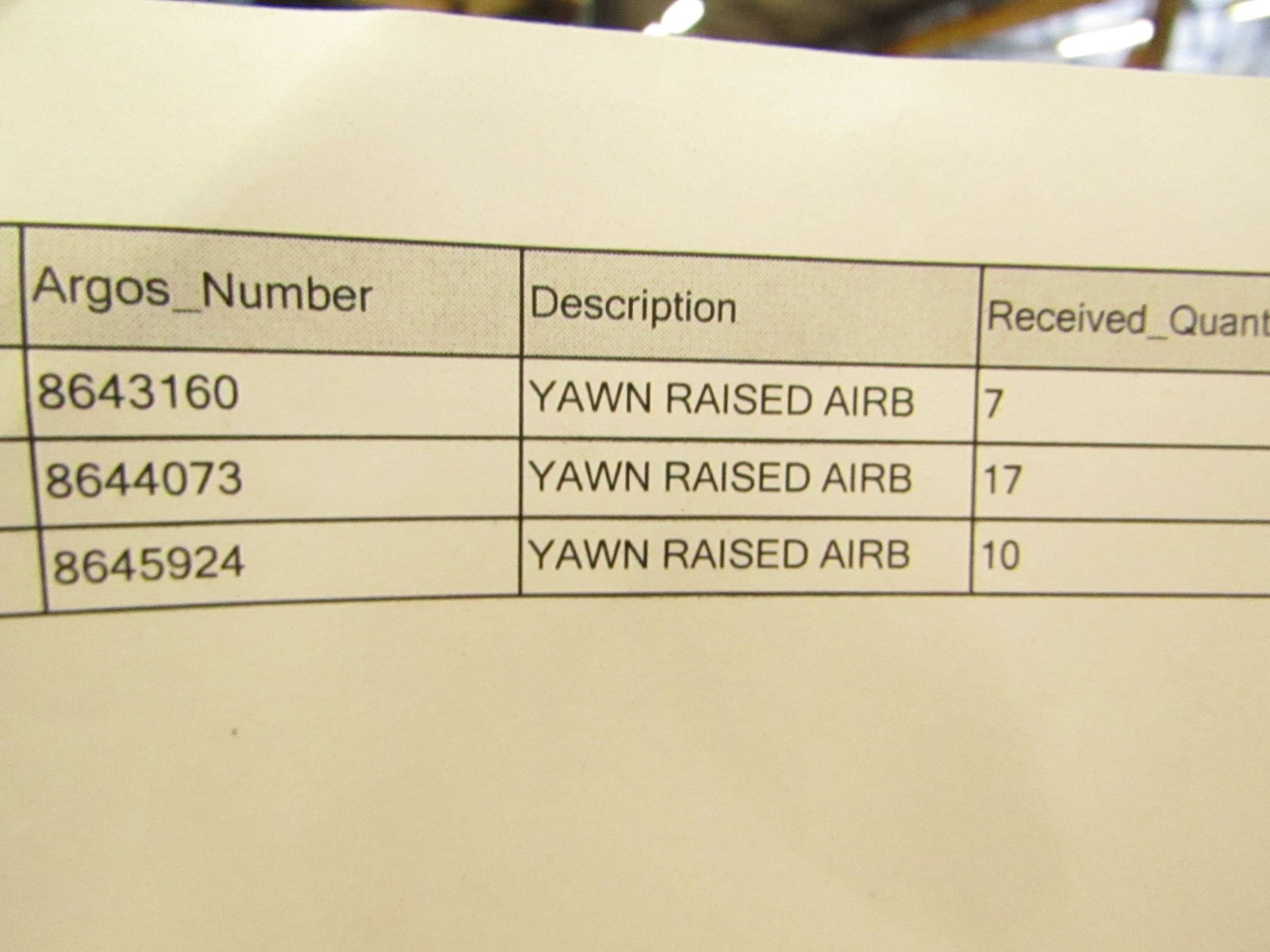 | 34X | THE PALLET CONTAINS VARIOUS SIZED YAWN AIR BEDS | BOXED AND UNCHECKED | NO ONLINE RE- - Image 2 of 2