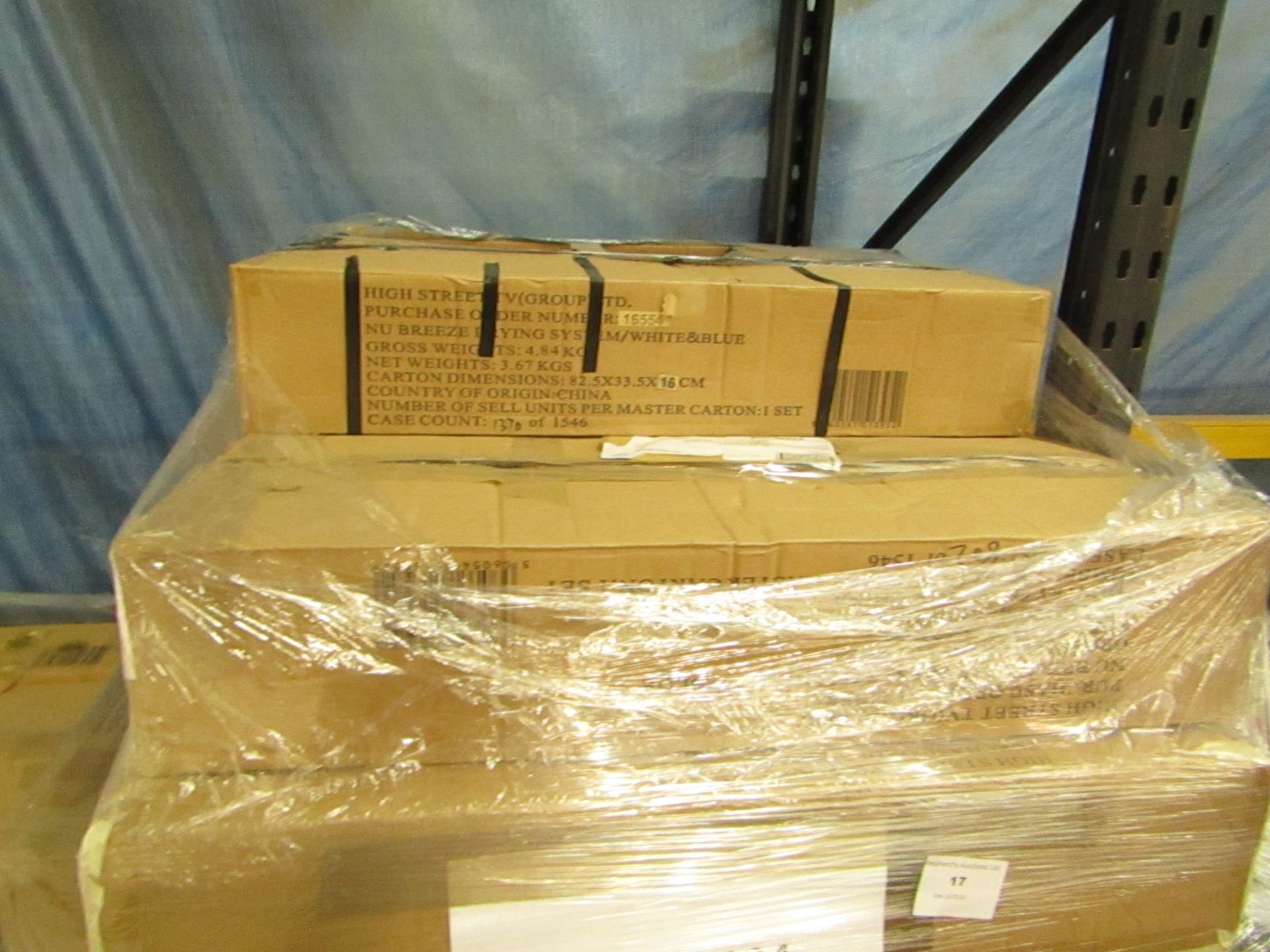 |APPROX 36X | THE PALLET CONTAINS NU BREEZE AIR DRYERS | BOXED AND UNCHECKED | NO ONLINE RE-SALE | - Image 2 of 2