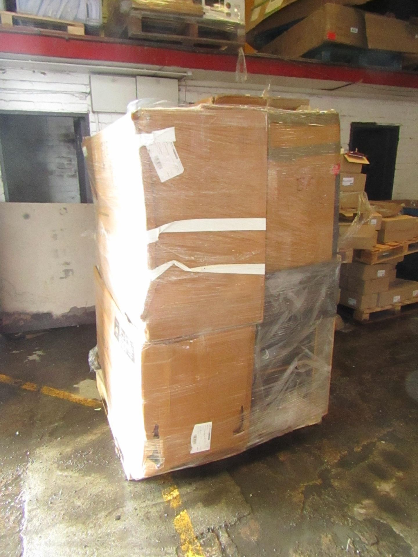 | 1x | PALLET OF SWOON B.E.R AND AWAITING PARTS AND POSSIBLY GRADED FURNITURE ITEMS WHICH COULD