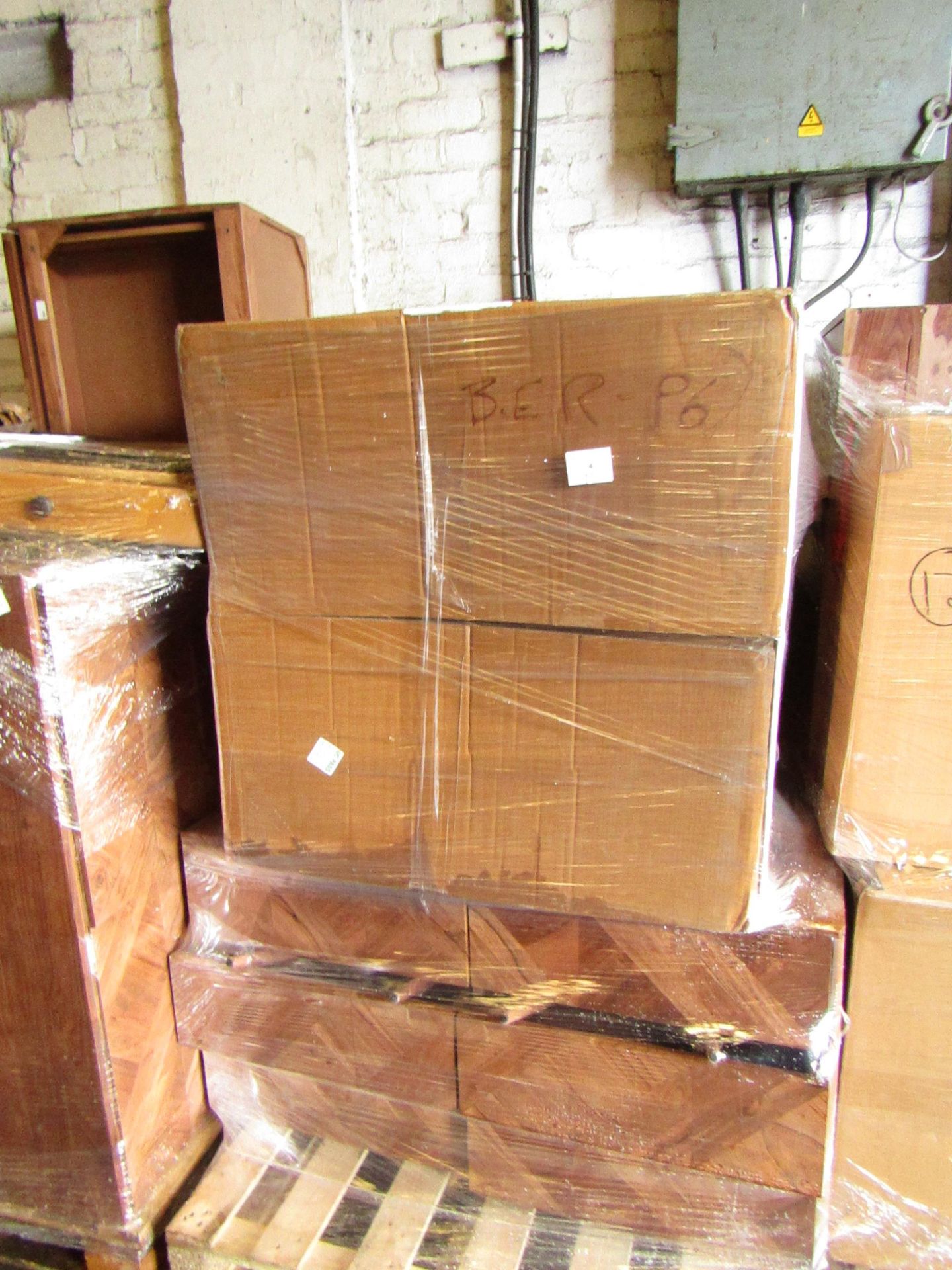 | 1x | PALLET OF SWOON B.E.R AND AWAITING PARTS AND POSSIBLY GRADED FURNITURE ITEMS WHICH COULD