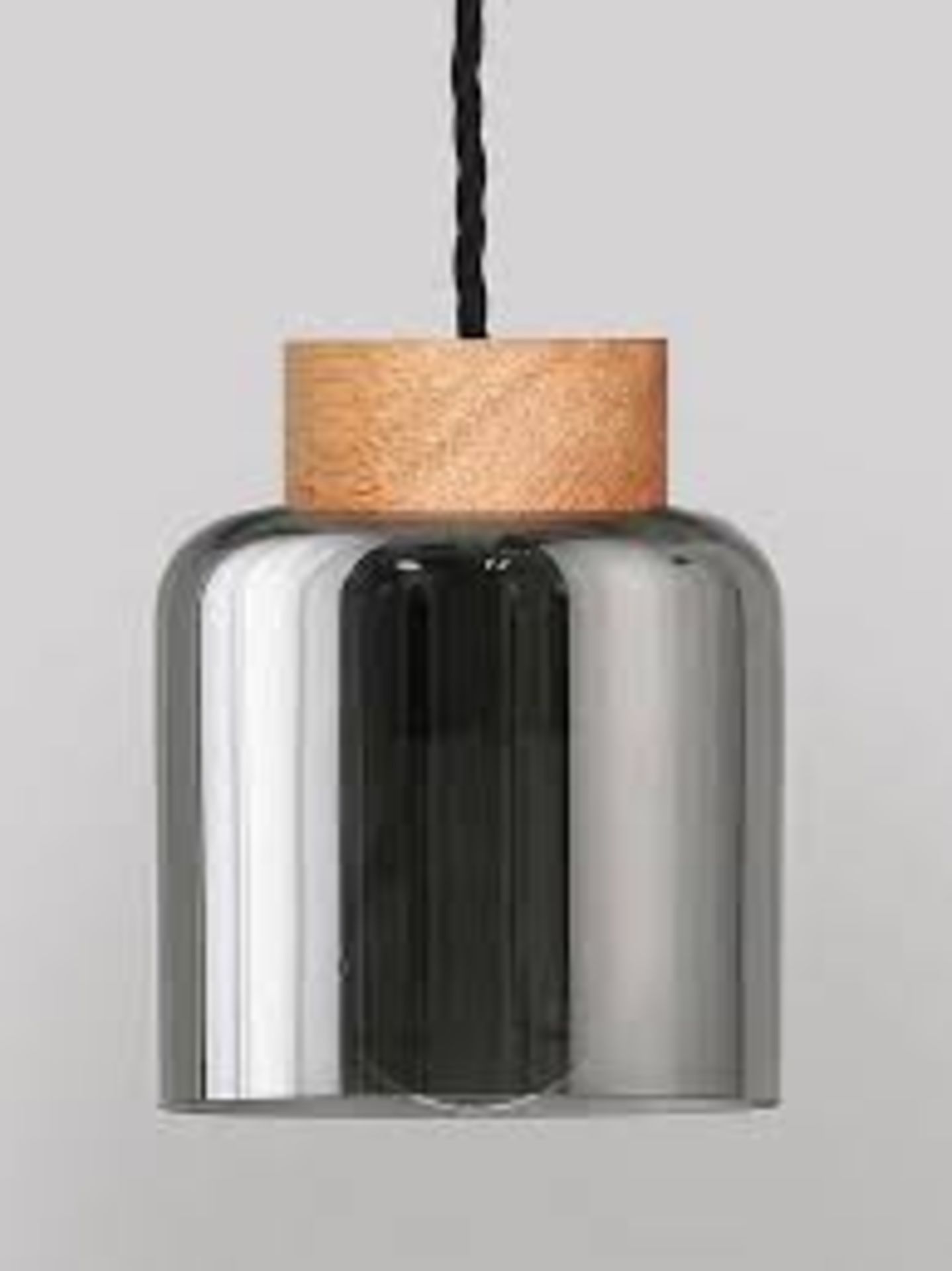 | 1x | SWOON ELECTRA PENDANT RUBBER WOOD | BOXED | SKU - | RRP £ 69 |