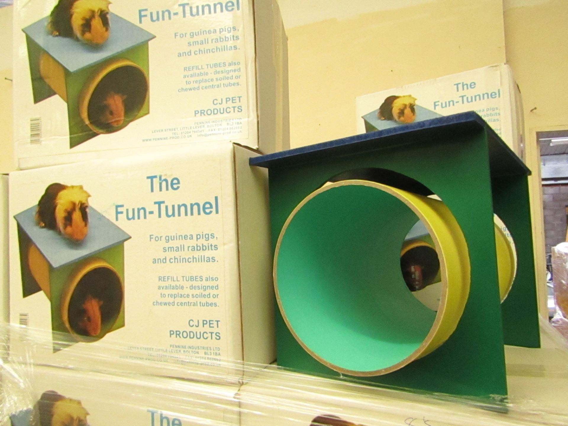 8 x The Fun-Tunnel for Guinea Pigs,Small Rabbits and Chincillas new and boxed.