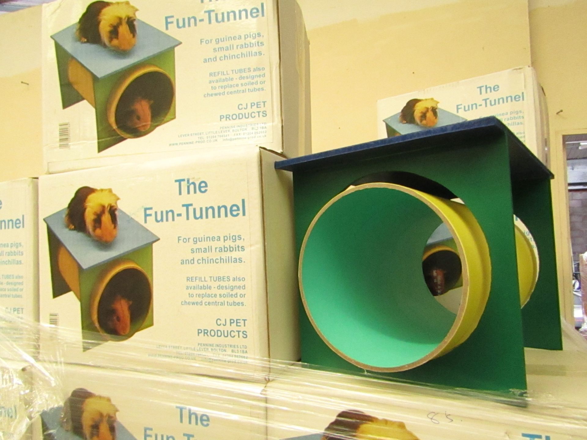 8 x The Fun-Tunnel for Guinea Pigs,Small Rabbits and Chincillas new and boxed.