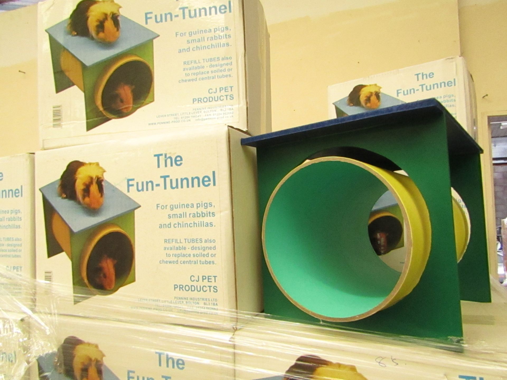 8 x The Fun-Tunnel for Guinea Pigs,Small Rabbits and Chincillas new and boxed.