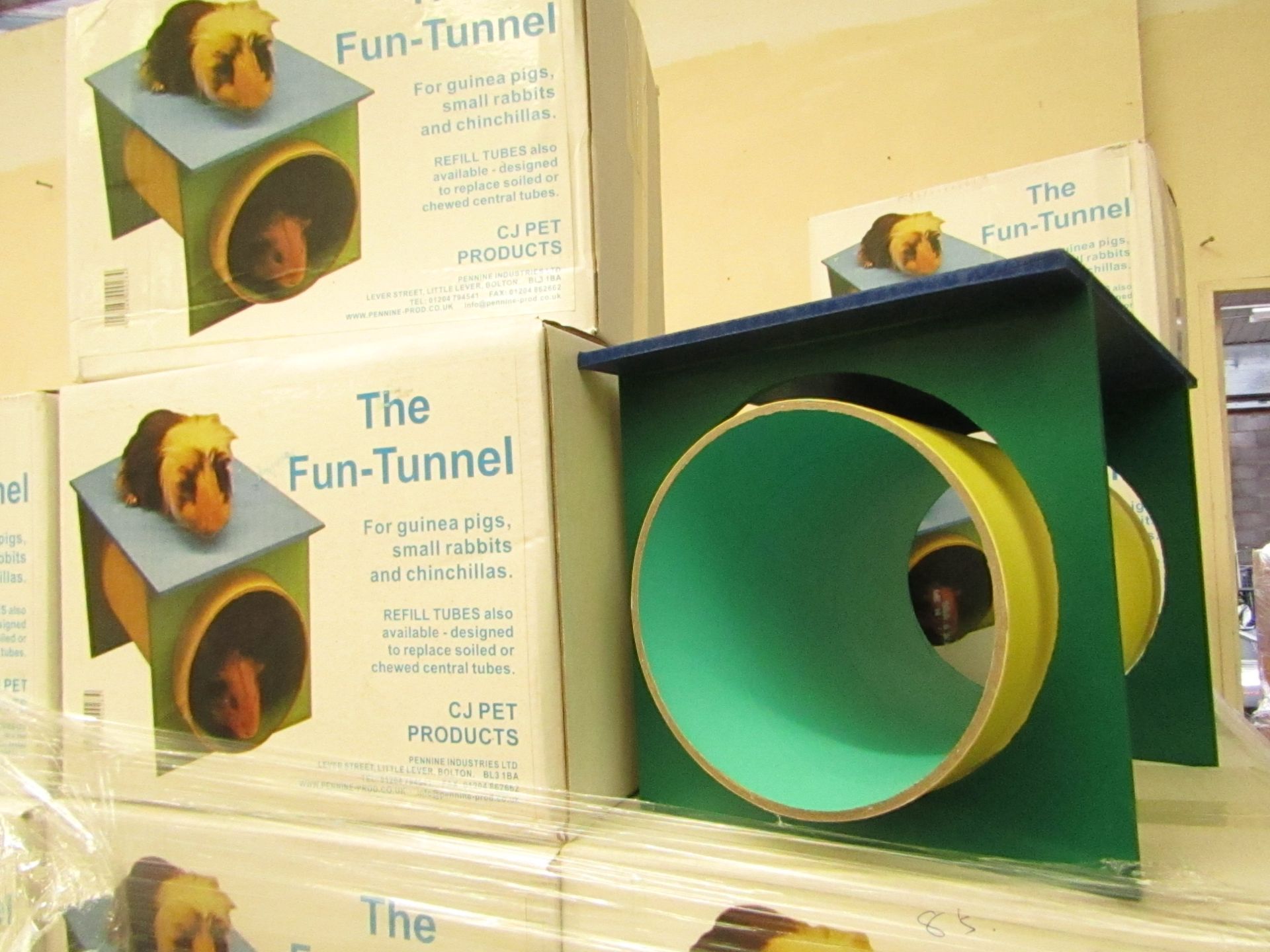 8 x The Fun-Tunnel for Guinea Pigs,Small Rabbits and Chincillas new and boxed.