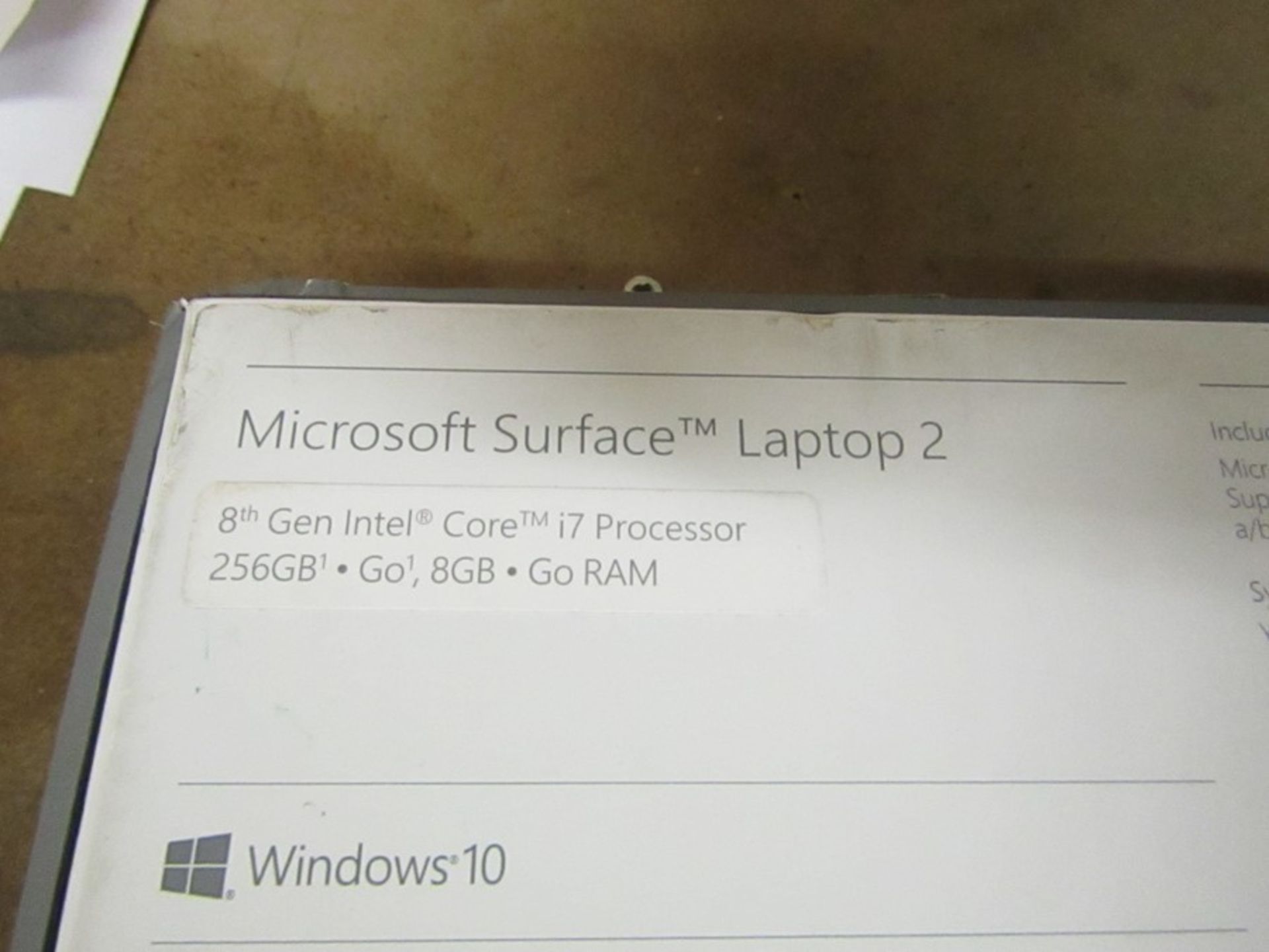 Microsoft Surface Pro 2 Laptop model 1769, 8th Generation i7 processor, 256GB Go, 8GB Go RAM, - Image 11 of 14