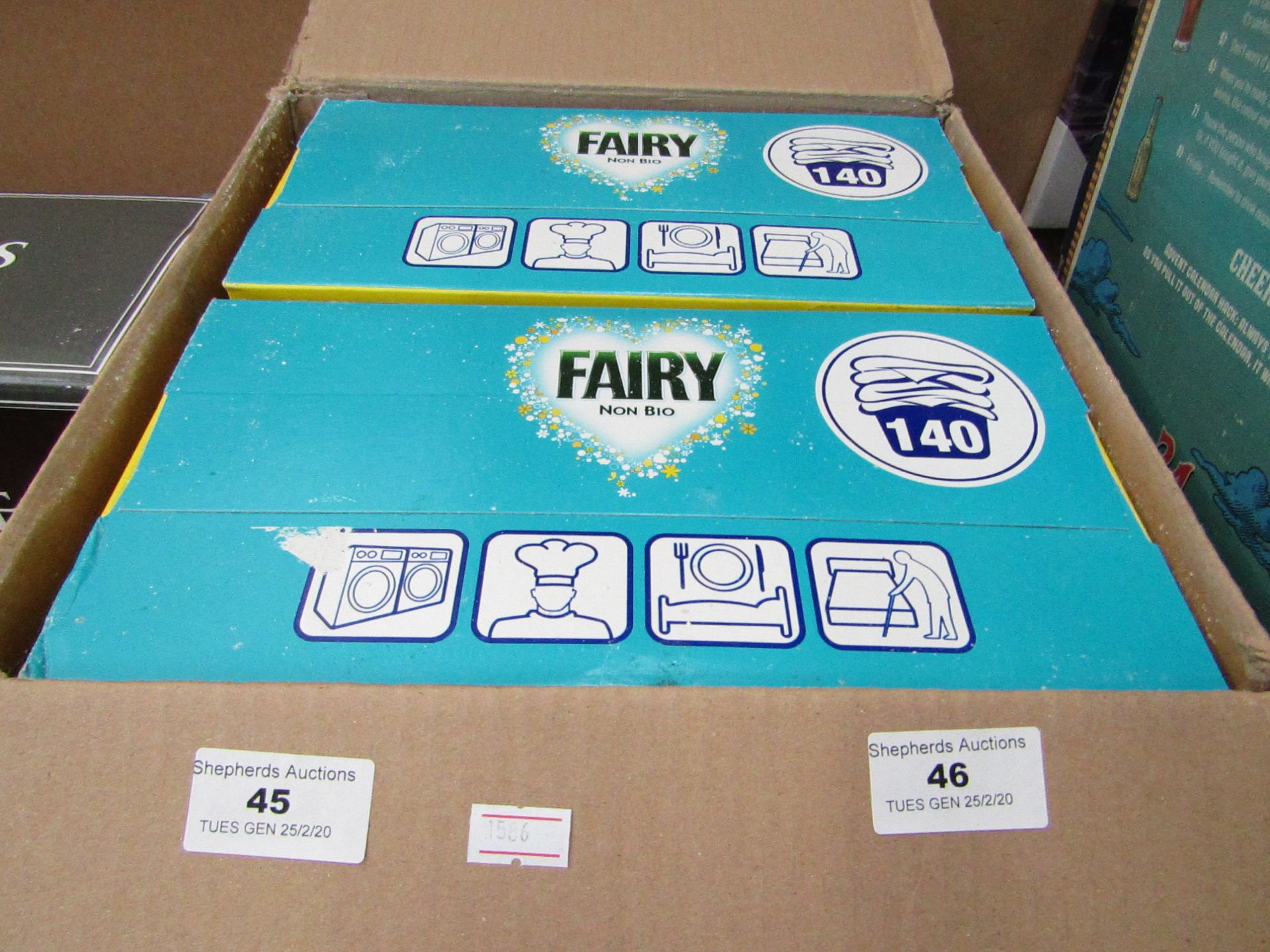 Fairy - Non Bio 140 Washes - Washing Powder - Boxed.