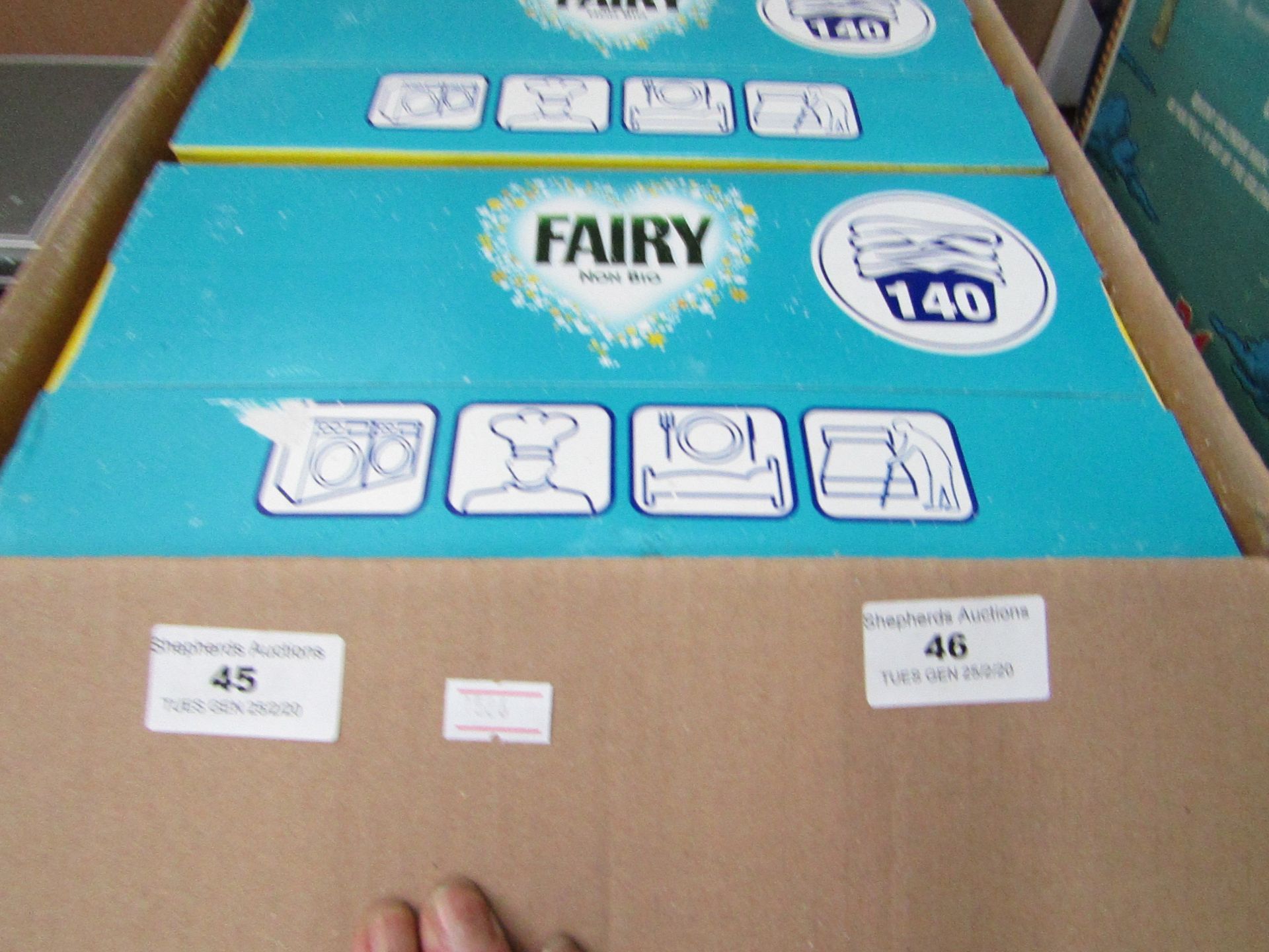 Fairy - Non Bio 140 Washes - Washing Powder - Boxed.