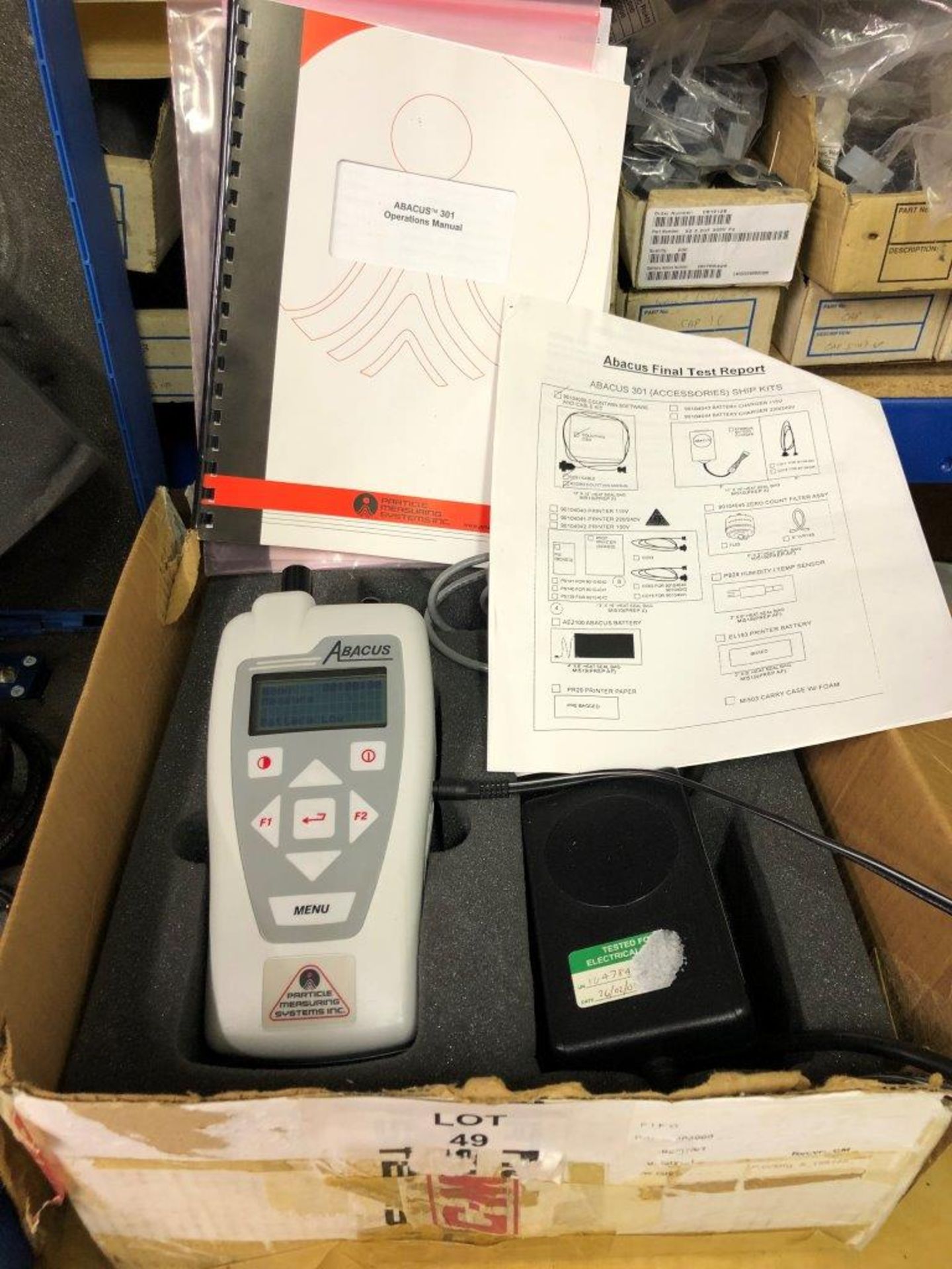 Abacus 301 Laser Particle Counter. Handheld 4 Channel, 0.3µm, 0.5µm, 1.0µm & 5.0µm with charger, - Image 4 of 4