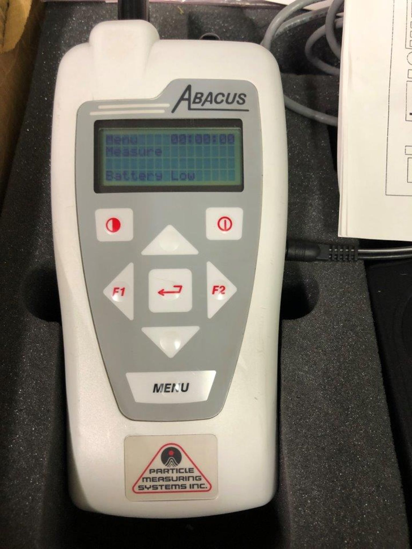 Abacus 301 Laser Particle Counter. Handheld 4 Channel, 0.3µm, 0.5µm, 1.0µm & 5.0µm with charger,