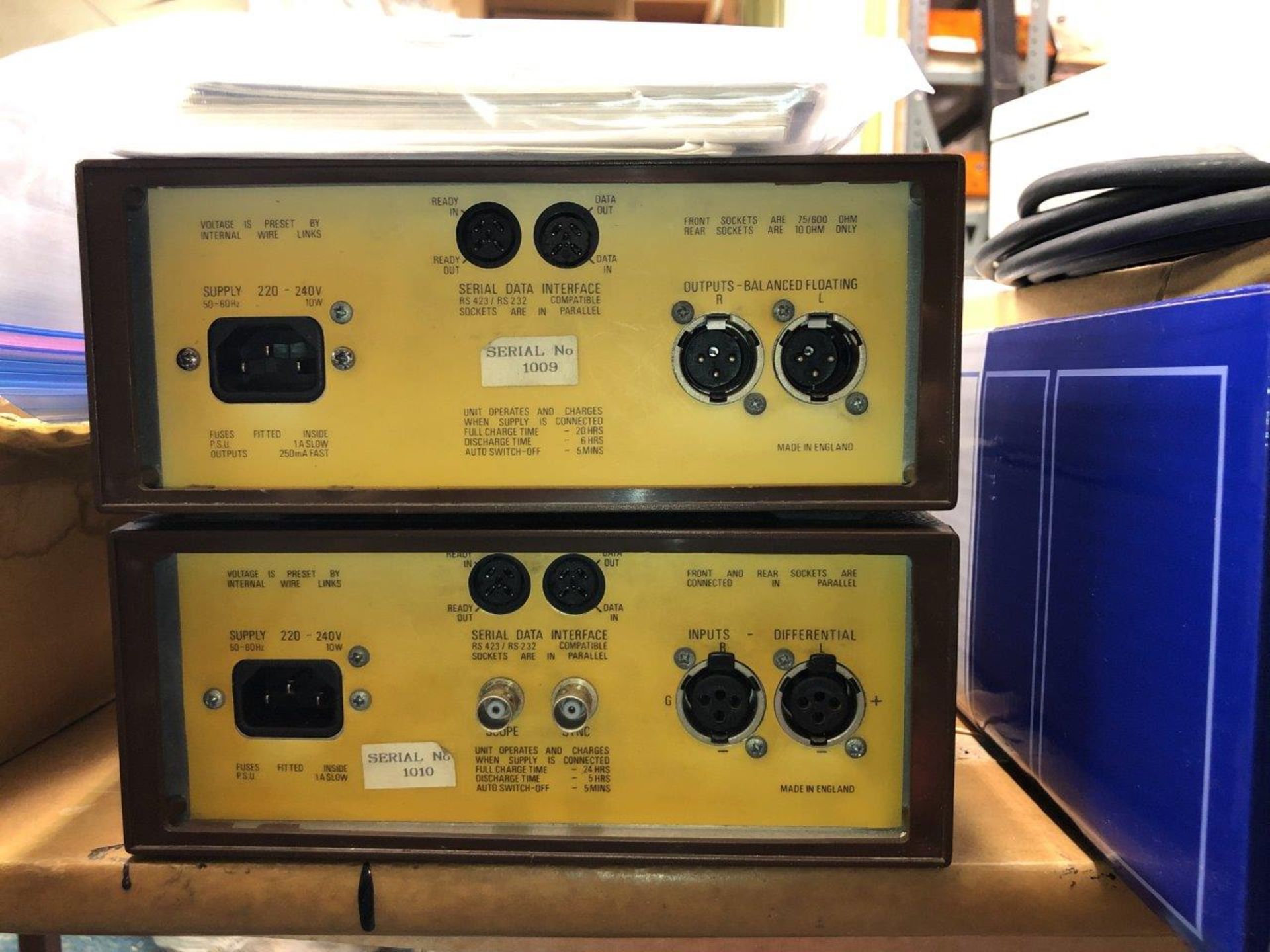 Lindos LA101 Audio Oscillator and Lindos LA102 Audio Measuring Set. - Image 4 of 4