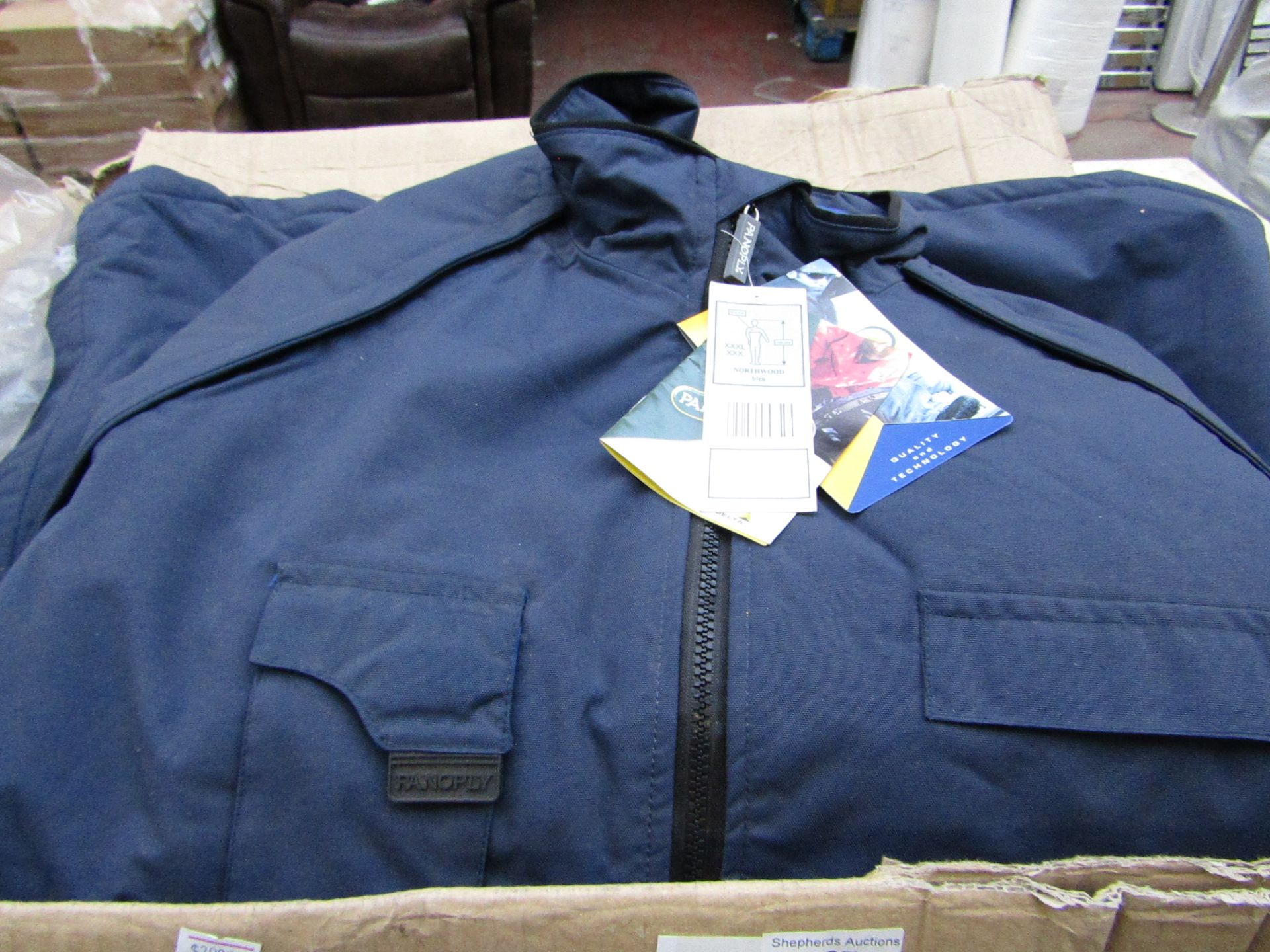 Panoply Delta plus Northwood Blue jacket, new size XXXL