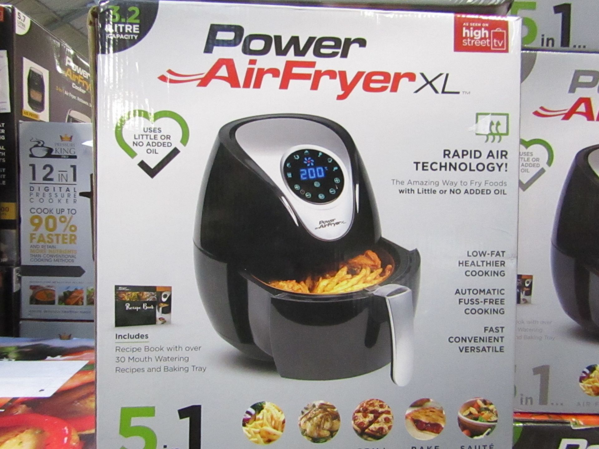 | 1x | POWER AIR FRYER XL 3.2L | REFURBISHED AND BOXED | NO ONLINE RE-SALE | SKU C5060191465366 |