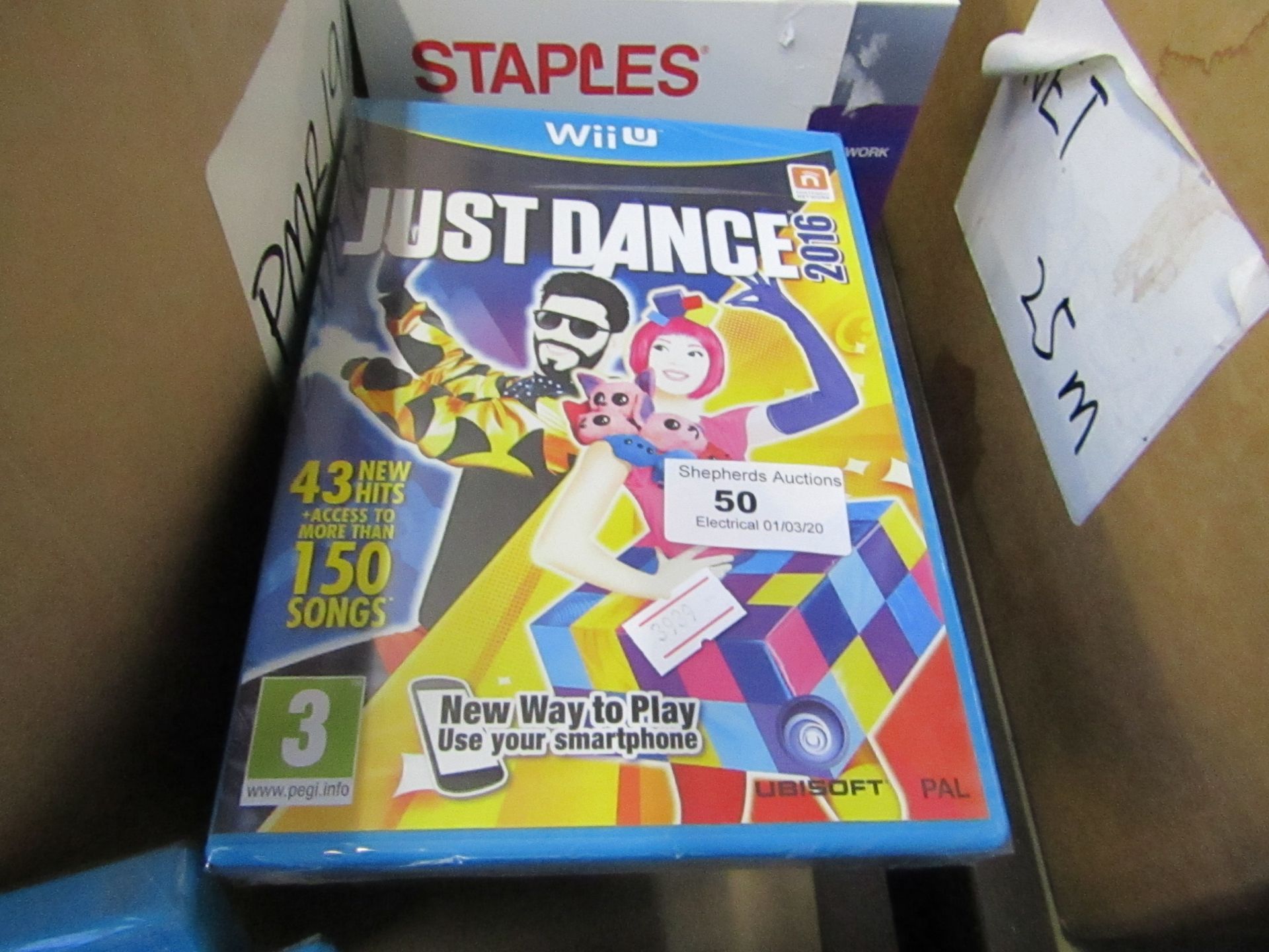 11x Wii U Just Dance 2016, new and packaged.