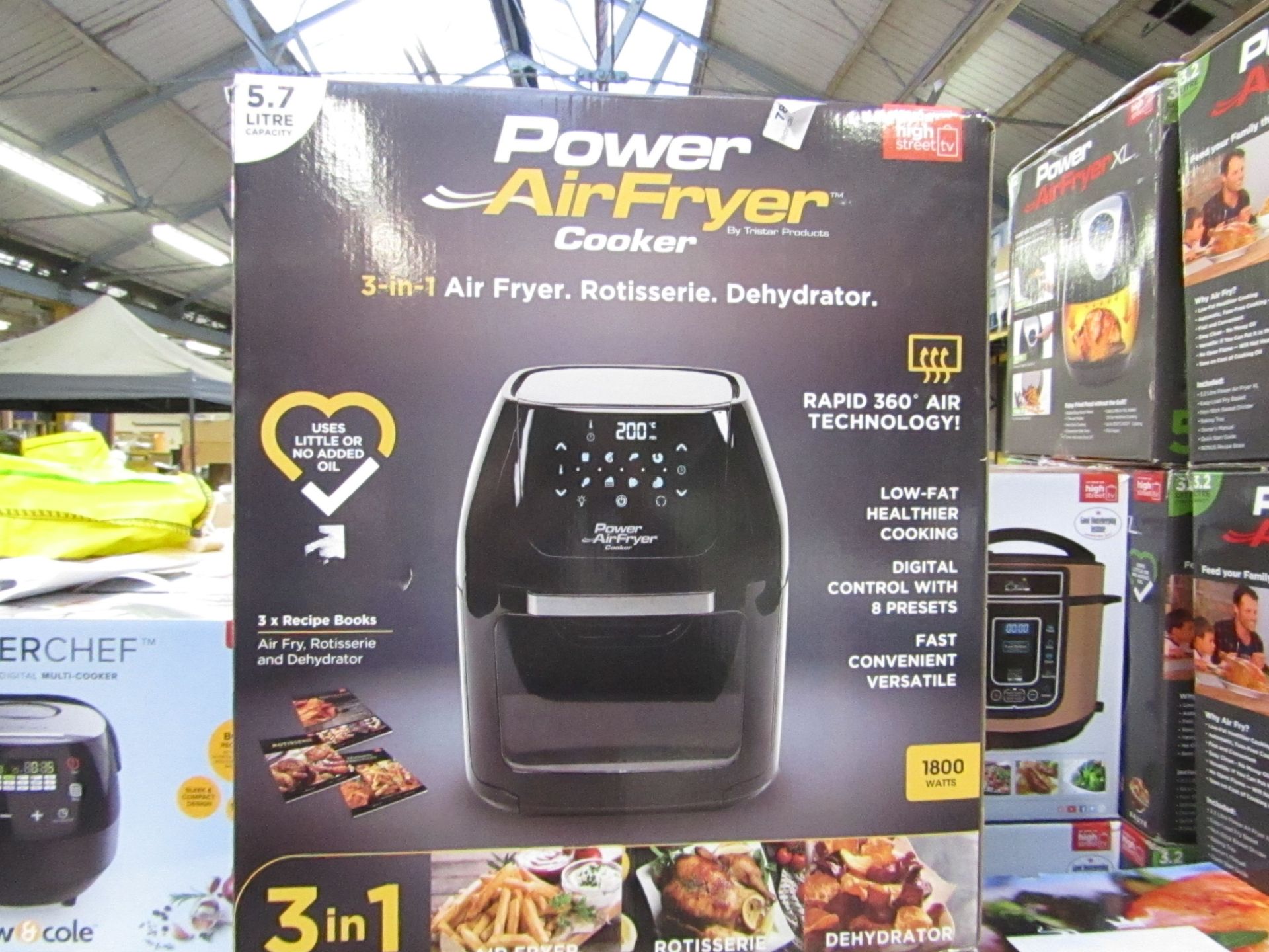 | 1x | POWER AIR FRYER XL 3.2L | REFURBISHED AND BOXED | NO ONLINE RE-SALE | SKU C5060191465366 |