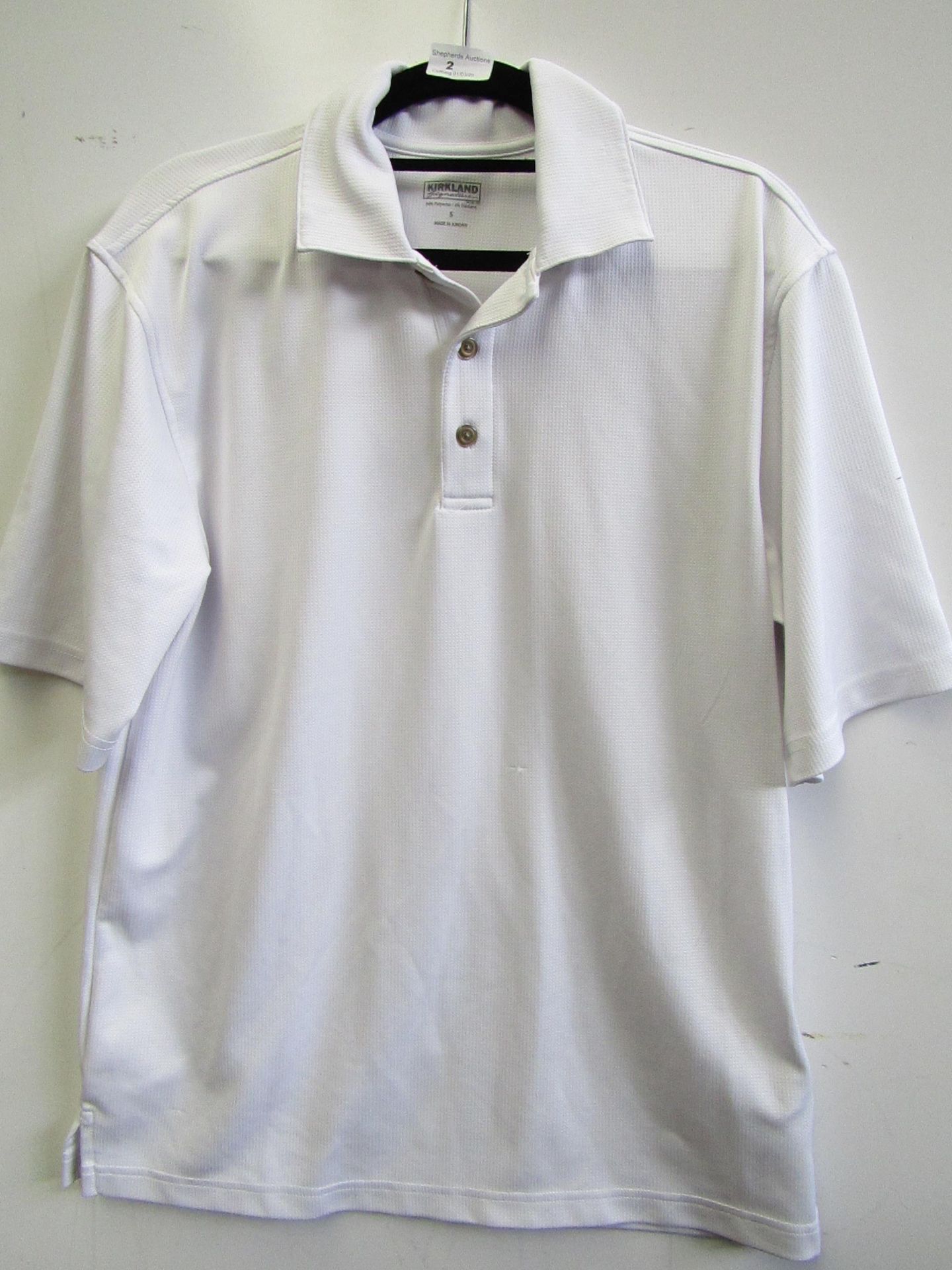 Kirkland Signature Mens Performance Polo Shirt size S new