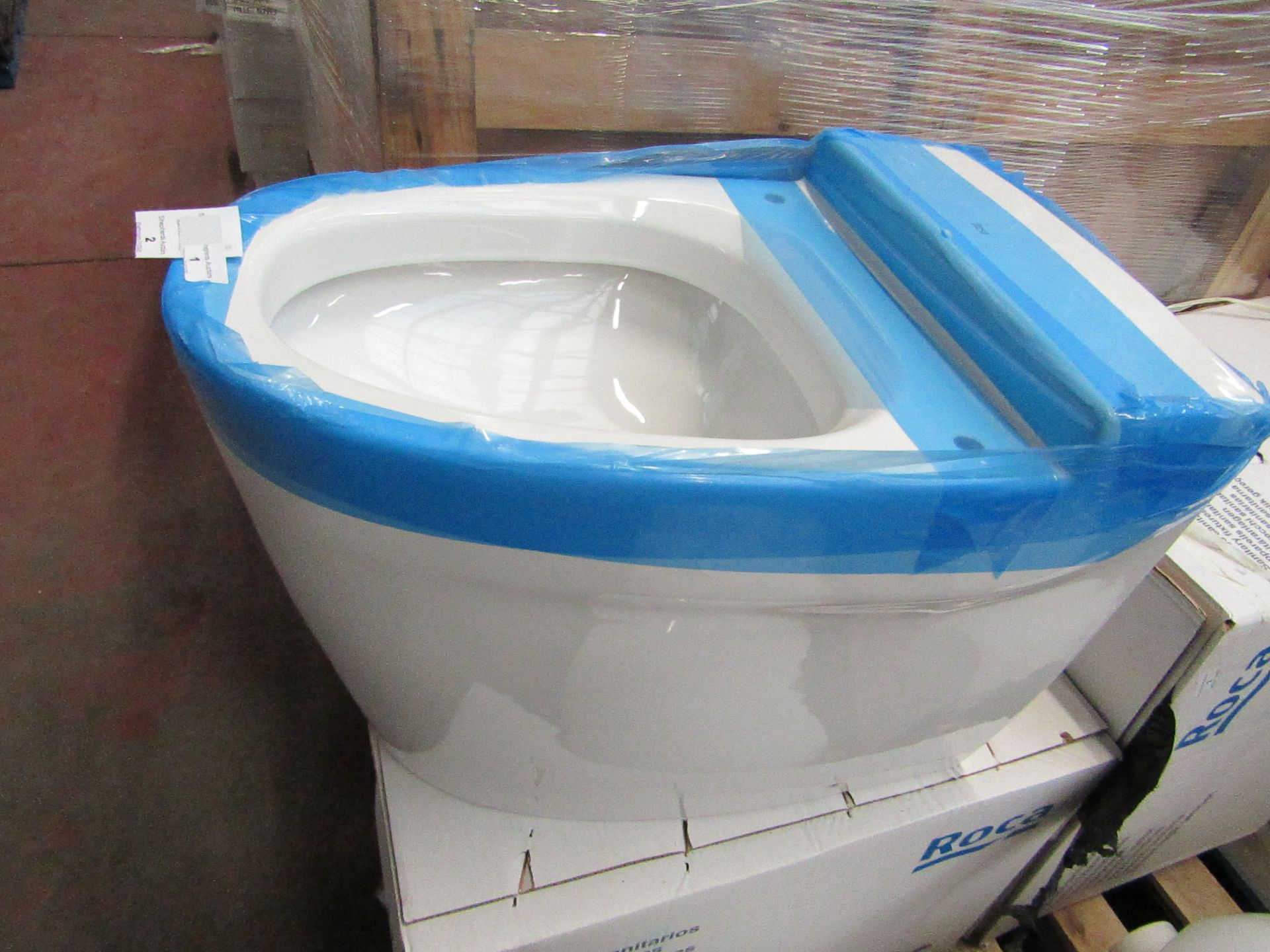 Roca Khroma toilet pan (no seat), new and boxed. RRP with seat £456.99