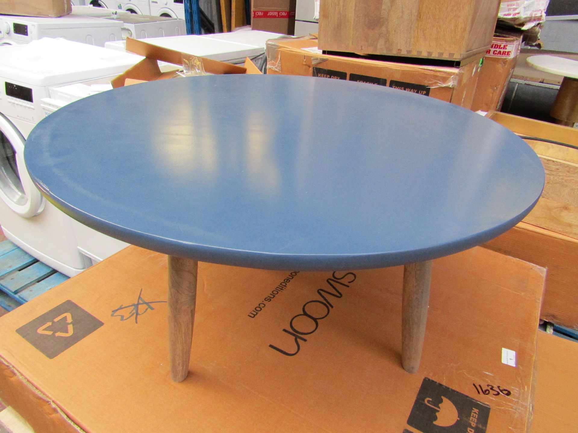 | 1x | SWOON SOTHWARK COFFEE TABLE BLUE | BOXED | SKU - | RRP £ 129 | - Image 2 of 2