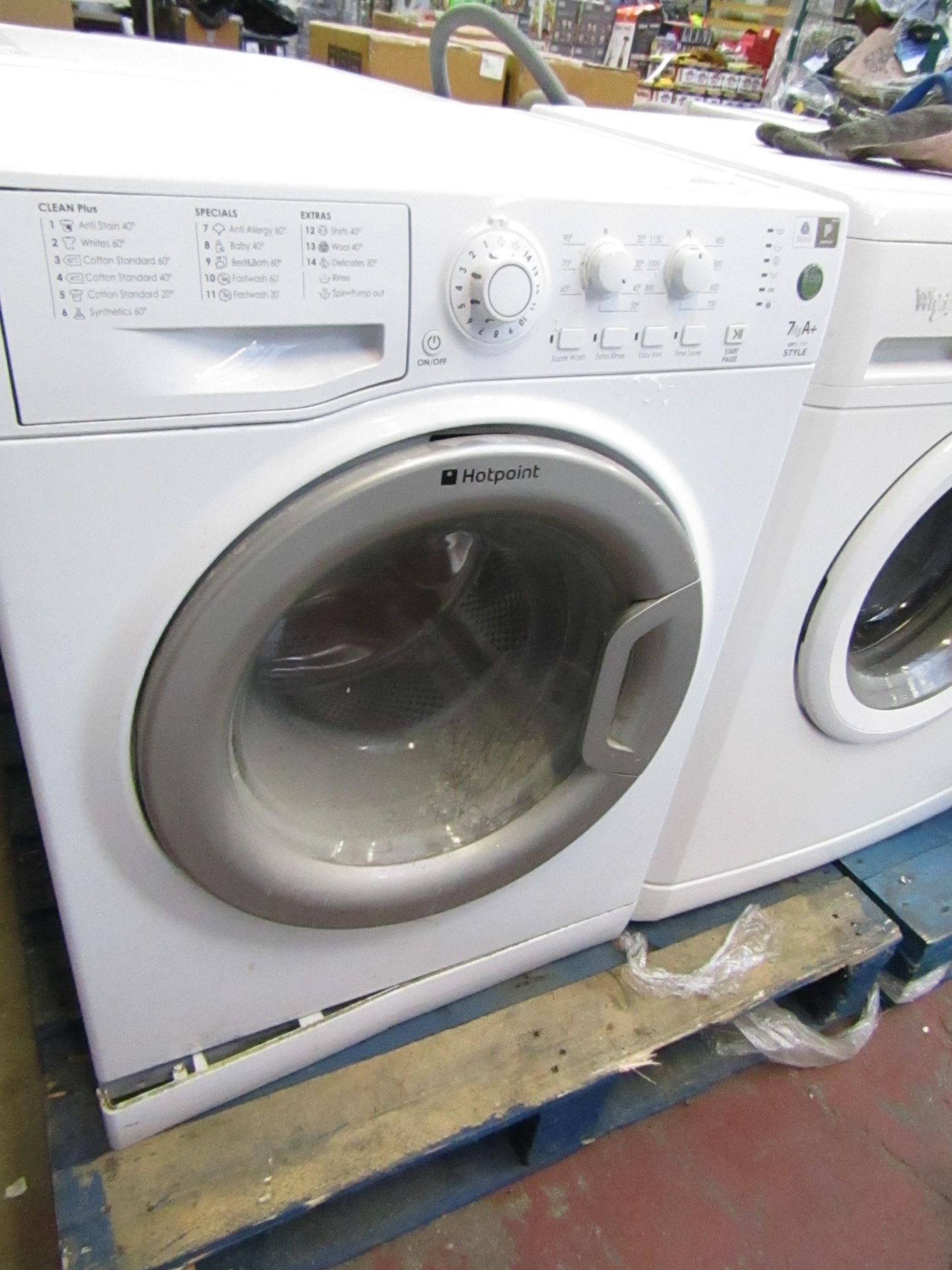 Hotpoint Style 7Kg washing machine, powers on but no spin.