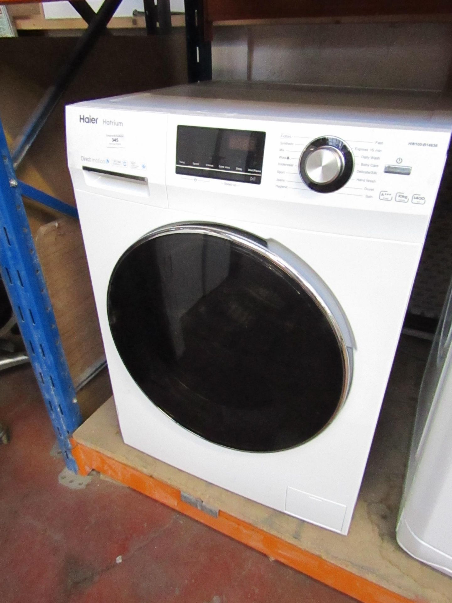 Haier Haltys Direct Motion 10Kg washing machine - Powers on, But has Error Code (F7).