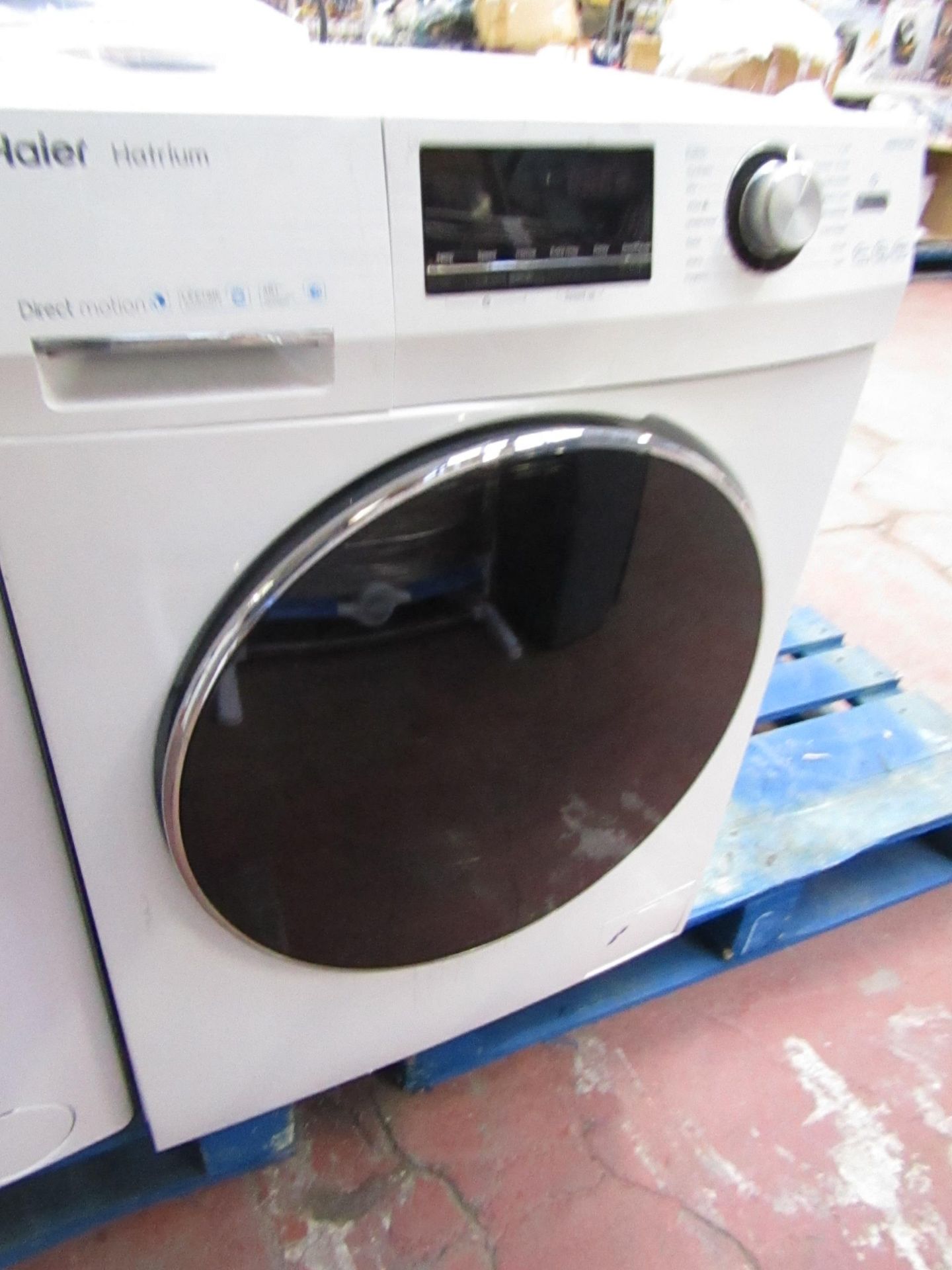 Haier Direct Motion 8Kg washing machine, powers on but no spin.