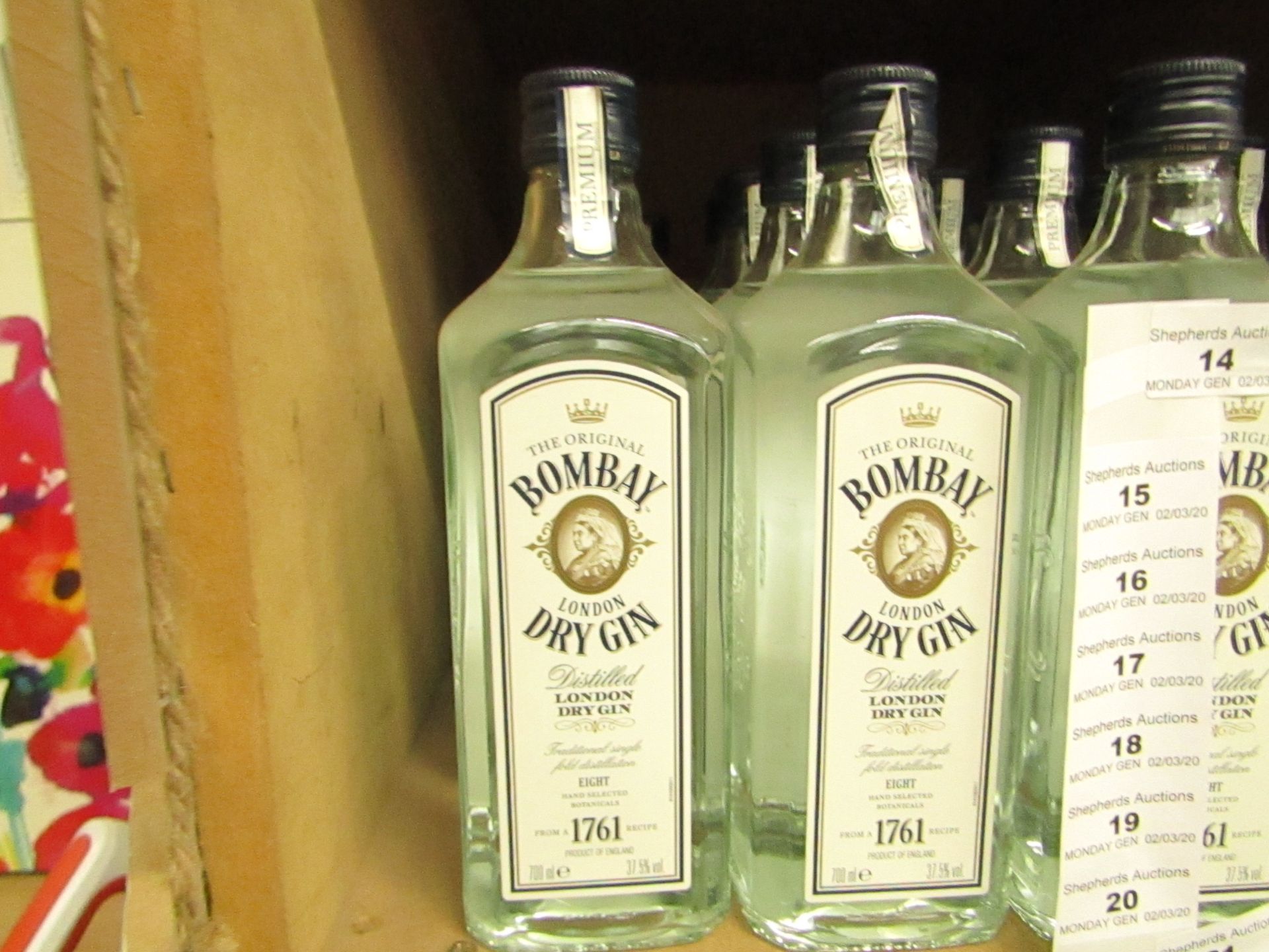 The Original Bombay London Dry Gin. 70cl. New