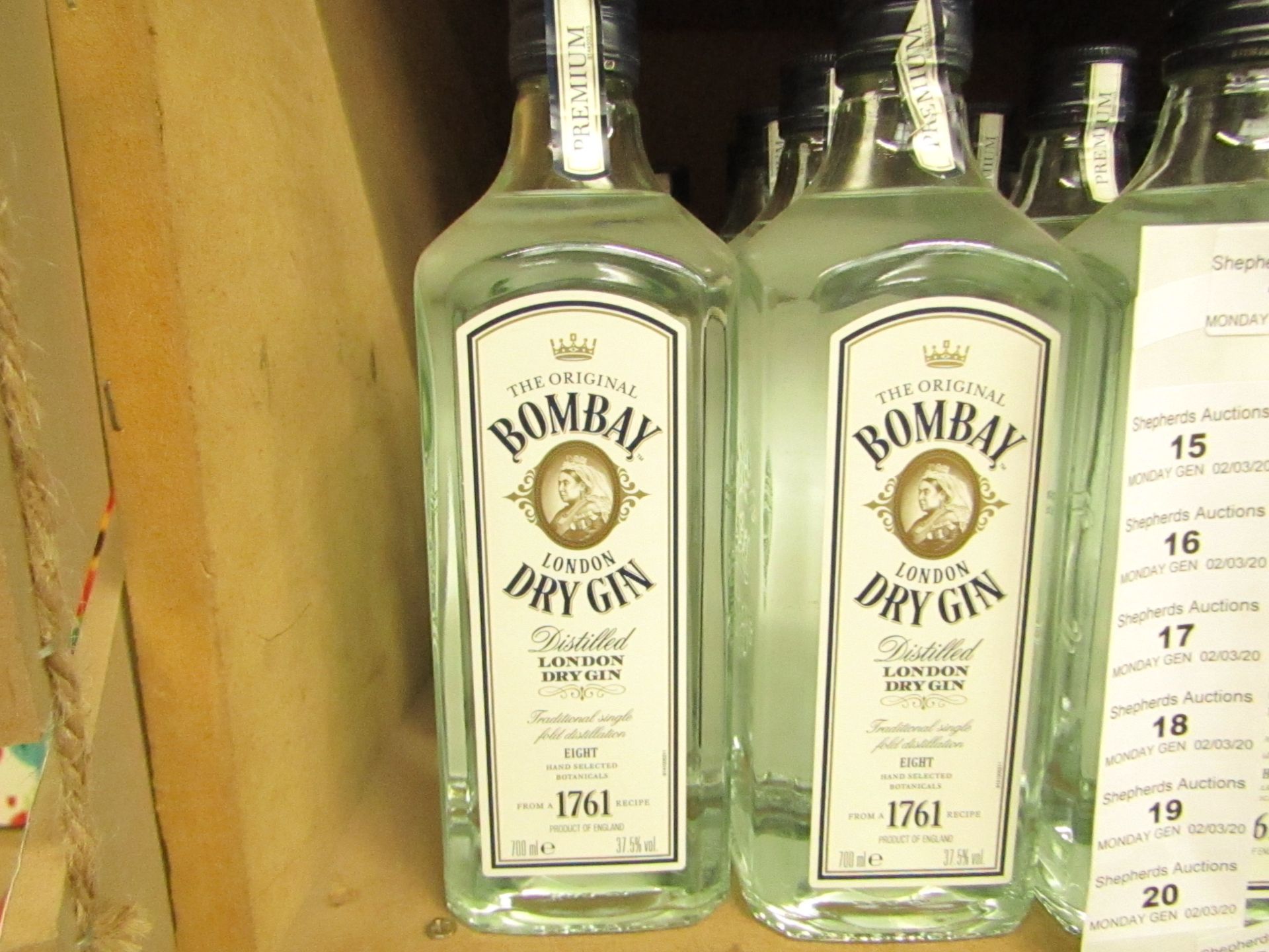 The Original Bombay London Dry Gin. 70cl. New