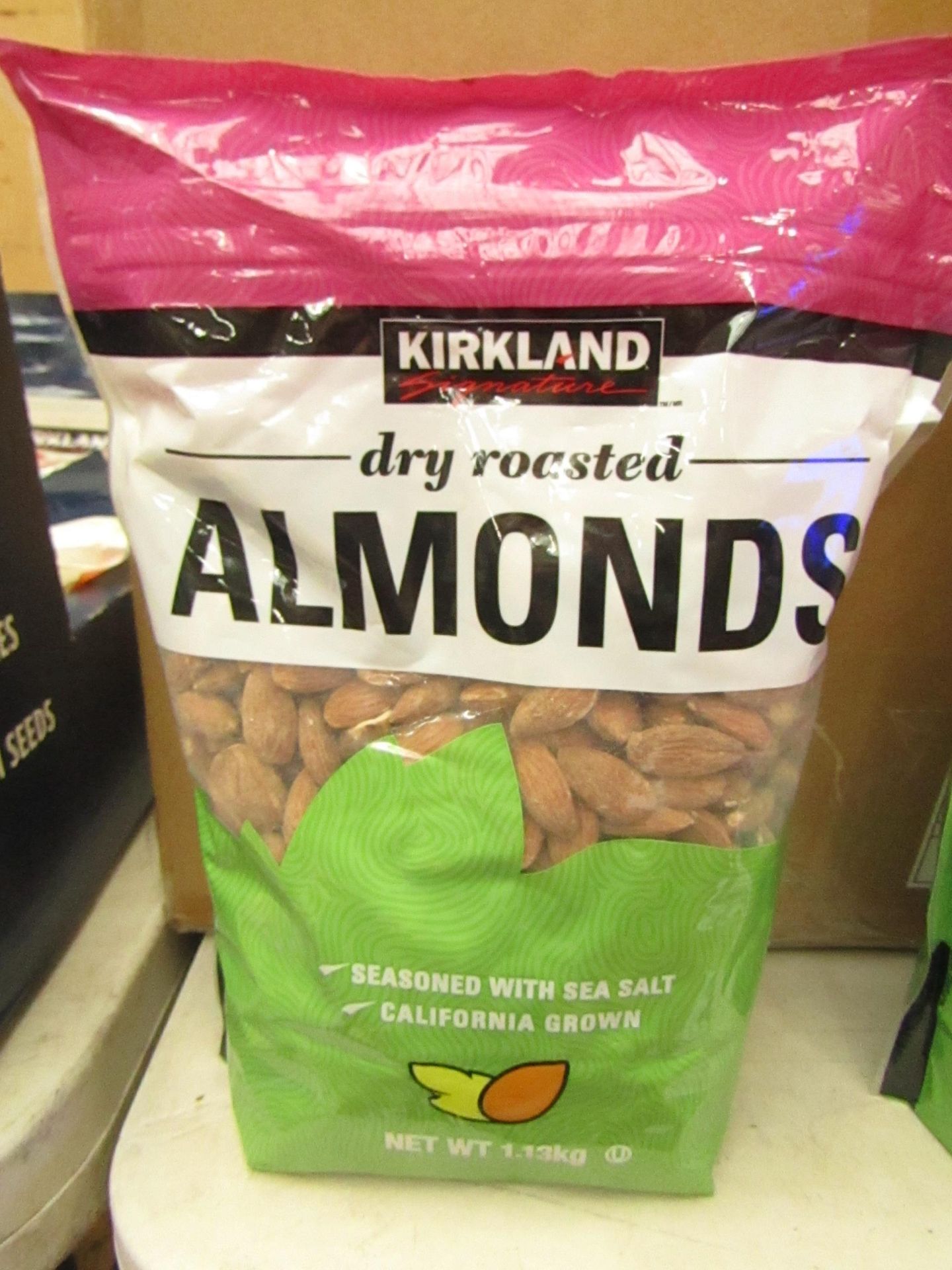 Kirkland - Dry Roasted Almonds - BB 03/01/20.