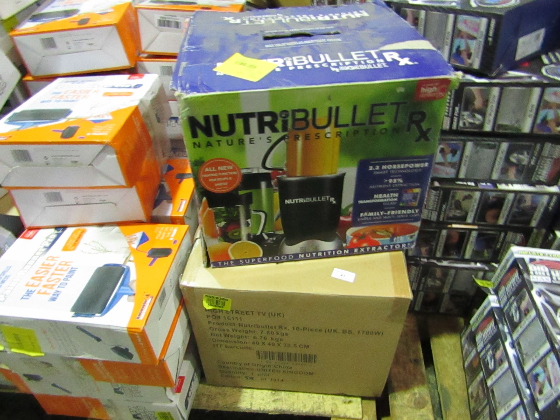 | 2X | NUTRIBULLET RX | UNCHECKED AND BOXED | NO ONLINE RE-SALE | SKU C5060191461238 | RRP £129:99 |