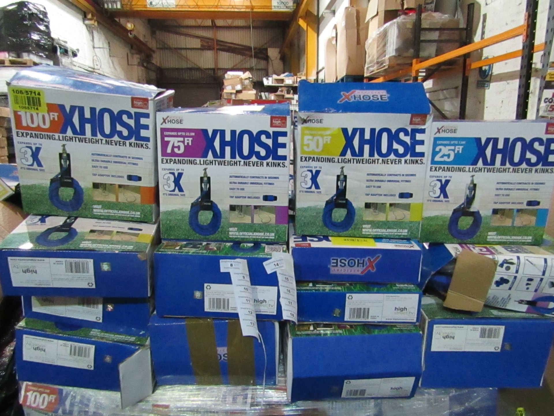 | 10x | XHOSE | UNCHECKED AND BOXED | NO ONLINE RE-SALE | SKU- | RRP- | TOTAL LOT RRP |