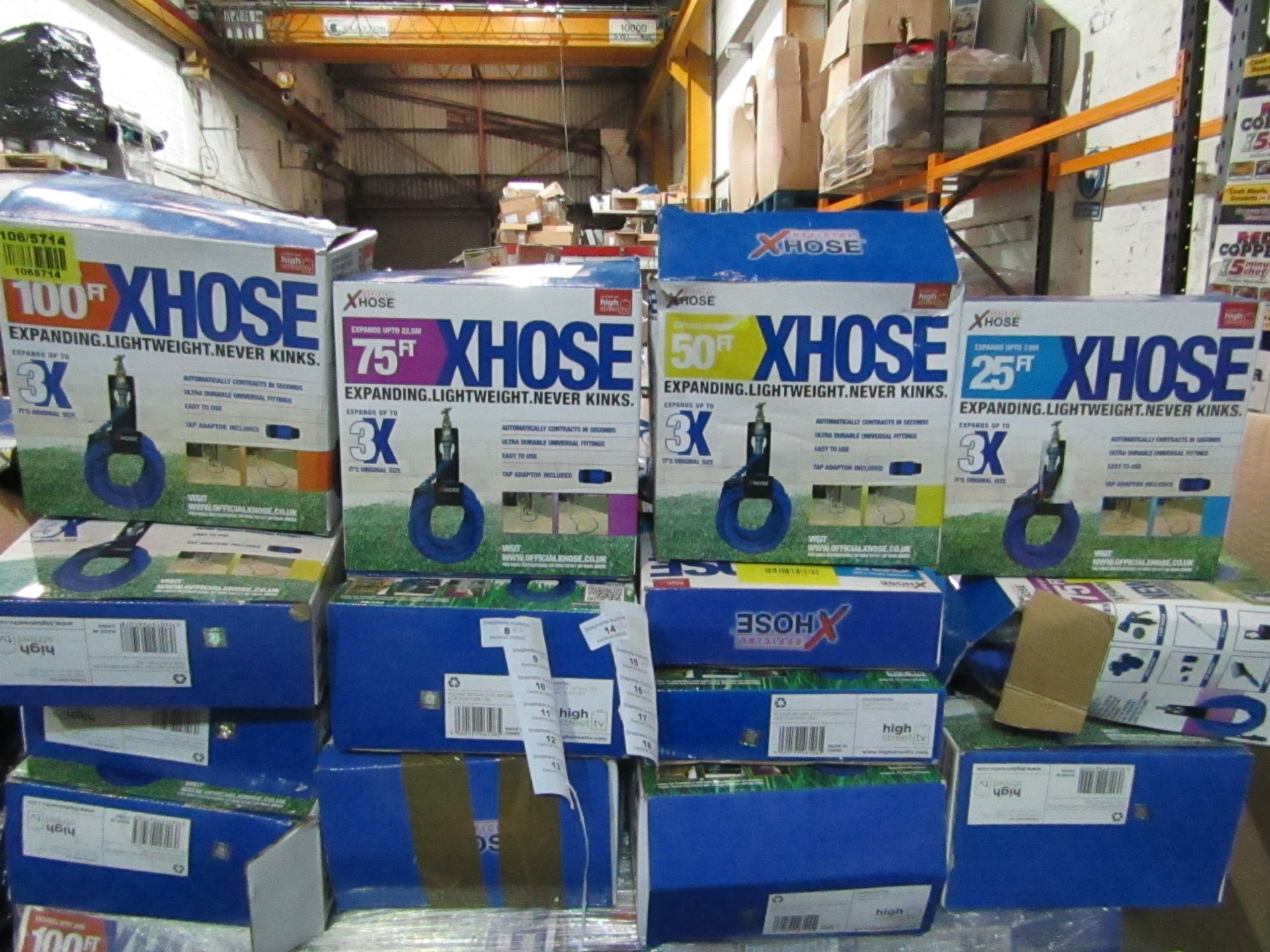 | 10x | XHOSE | UNCHECKED AND BOXED | NO ONLINE RE-SALE | SKU- | RRP- | TOTAL LOT RRP |