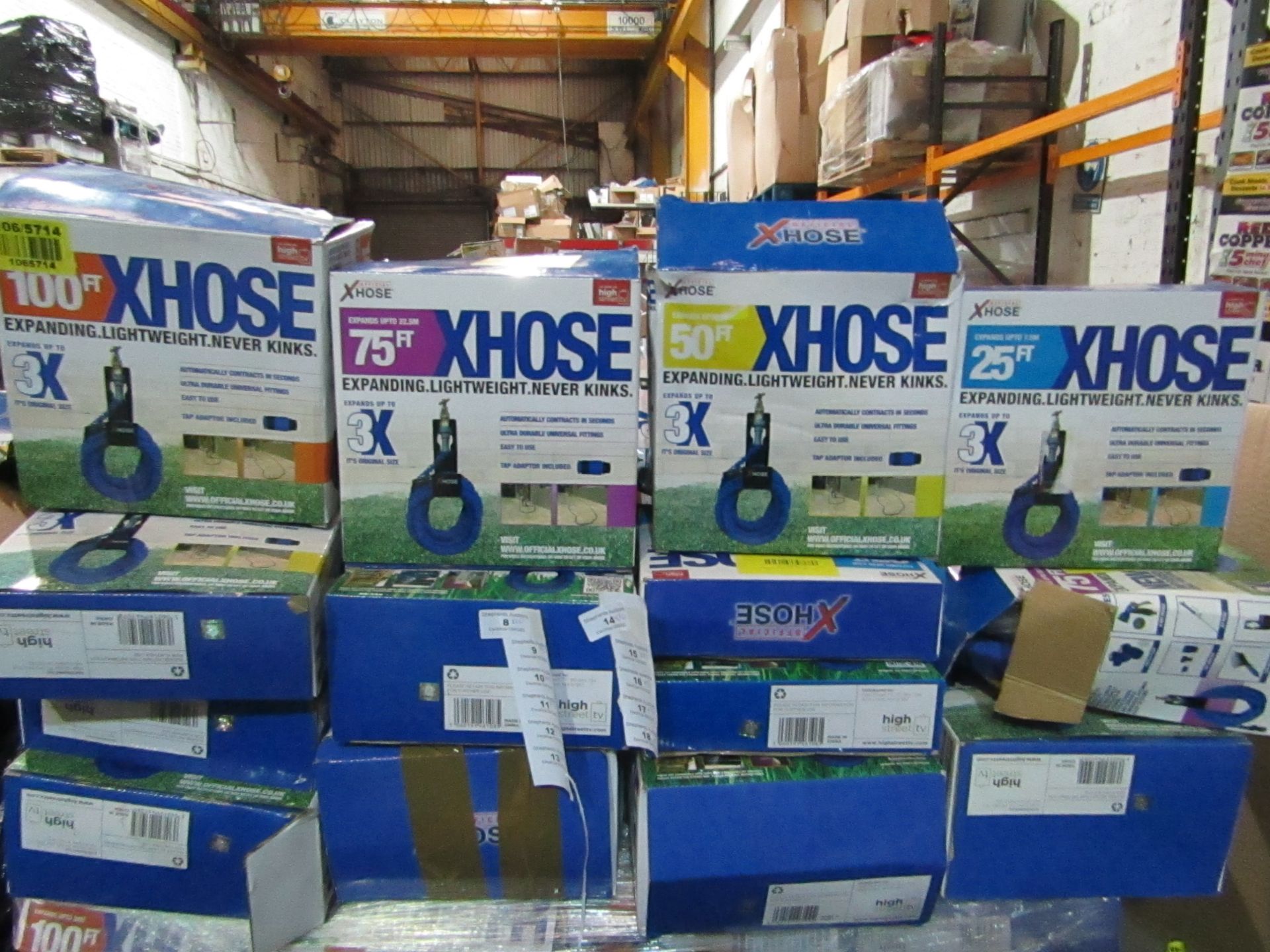 | 10x | XHOSE | UNCHECKED AND BOXED | NO ONLINE RE-SALE | SKU- | RRP- | TOTAL LOT RRP |